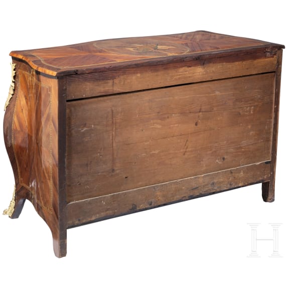 A splendid German chest of drawers, 2nd half of the 18th century