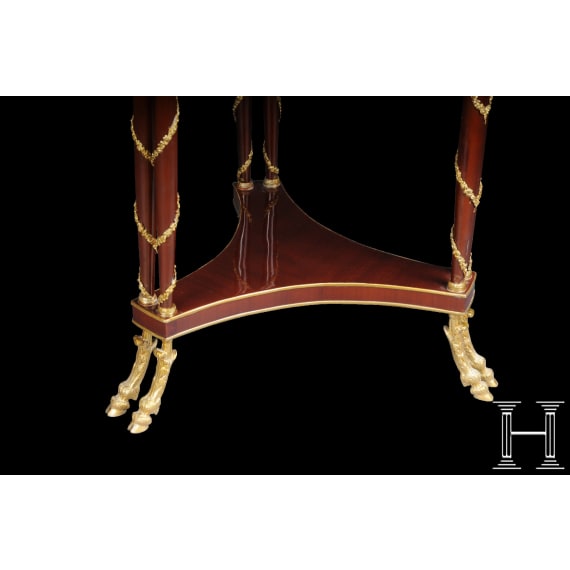 A gu&eacute;ridon (salon table) in the Empire style, German, second half of the 20th century