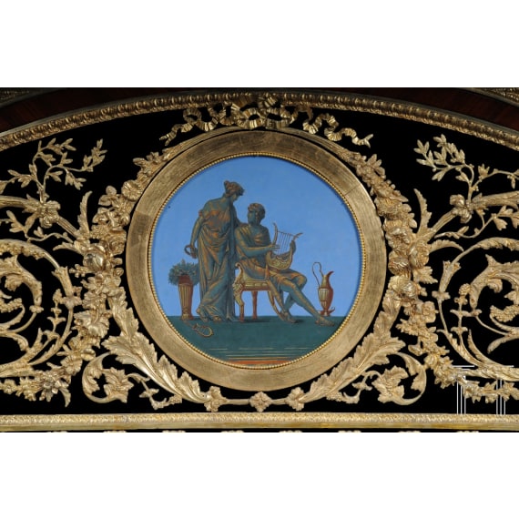 An impressive French Louis XVI-style office desk, 2nd half of the 20th century