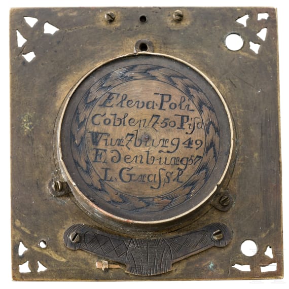 A German equatorial sundial by Lorenz Grassl in Augsburg, 18th century