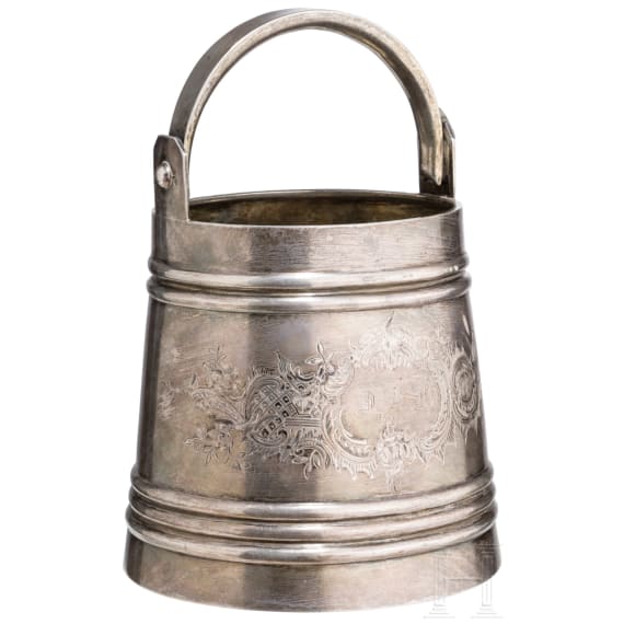 A large Russian silver beaker, Moscow, Andrey M. Postnikov, 1896 - 1898