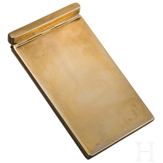 A Russian silver-gilt and cloisonn&eacute;-enamelled card holder, Moscow, 1896 - 1908