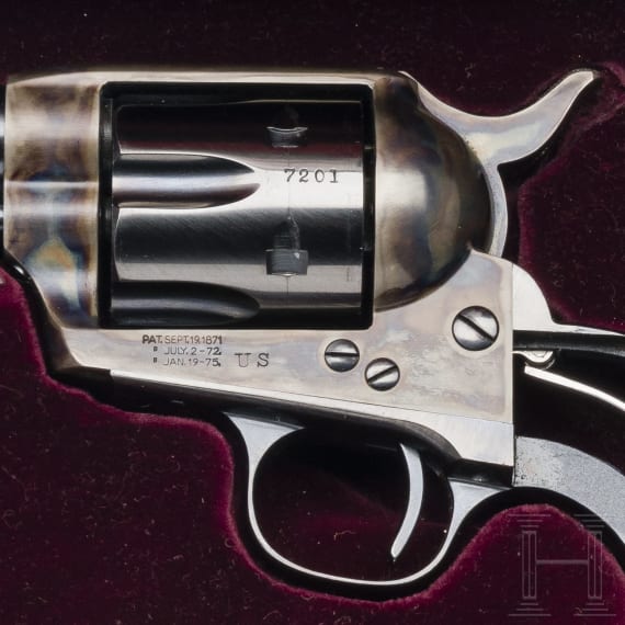 A U.S.F.A., Mod. Single Action Army "One of 5000", in Case