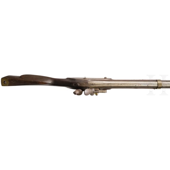 A flintlock rifle similar to Fusil d'infanterie mod&eacute;le 1774, Li&egrave;ge, 1804 - 1814