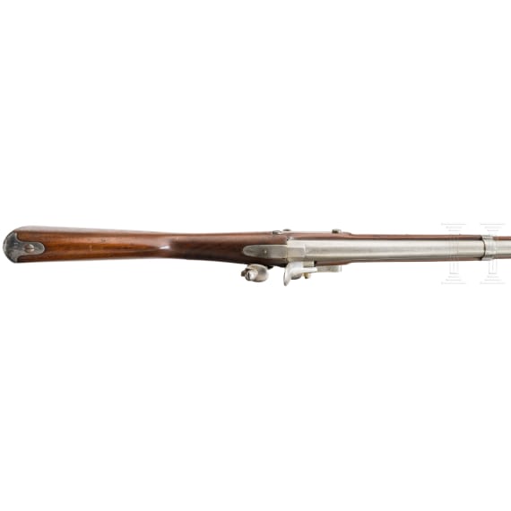A reconverted flintlock infantry rifle model 1853 T, Li&egrave;ge