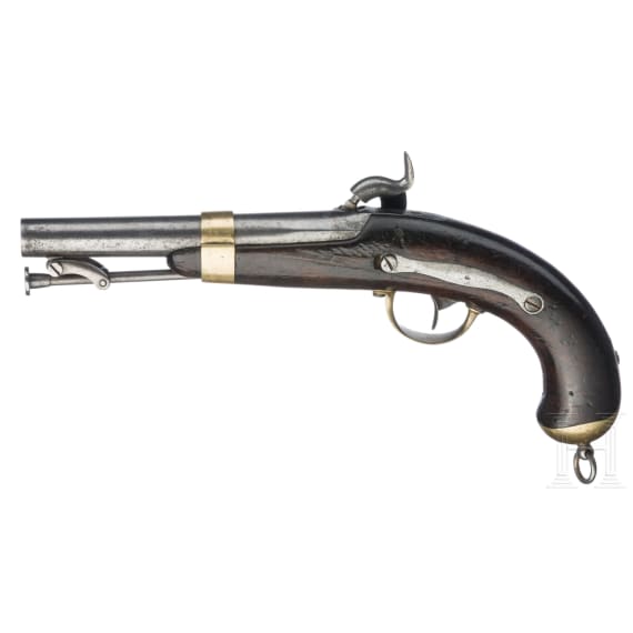 A percussion naval pistol M 1837, 1st pattern