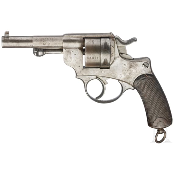 An M 1873 revolver, St. &Eacute;tienne, with holster