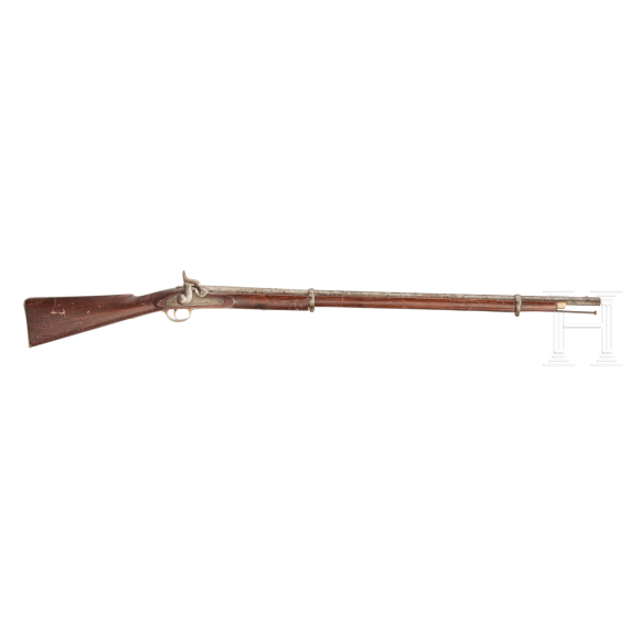 A converted percussion rifle, similar to Pattern 1858 No. 2