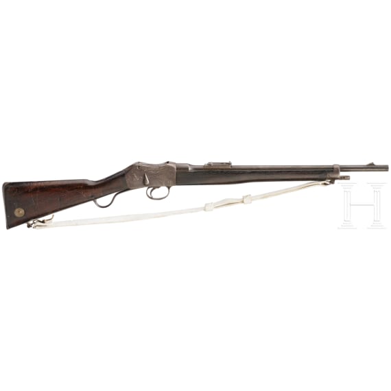 An Enfield Mod. A.C. III single-loading rifle