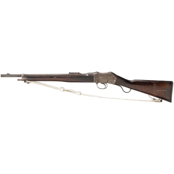 An Enfield Mod. A.C. III single-loading rifle