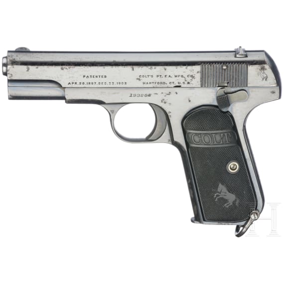 Colt Model 1903 Hammerless 32 Pocket Auto, 1915, Somerset Light Infantry