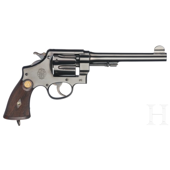 A Smith & Wesson .455 Mark II Hand Ejector 2nd Model