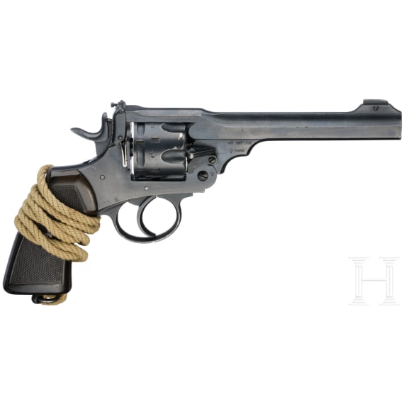 A Webley, Mod. Mark VI, in holster