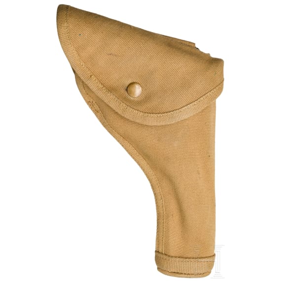 A Webley, Mod. Mark VI, in holster