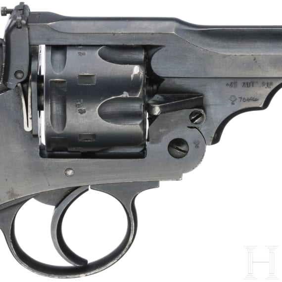 A Webley, Mod. Mark VI, in holster