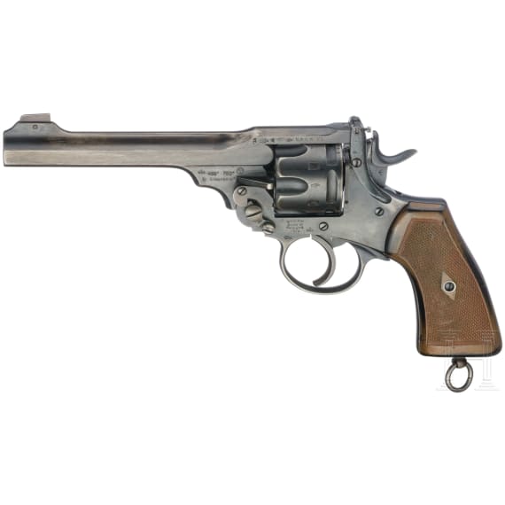A Webley & Scott Mk VI, with holster
