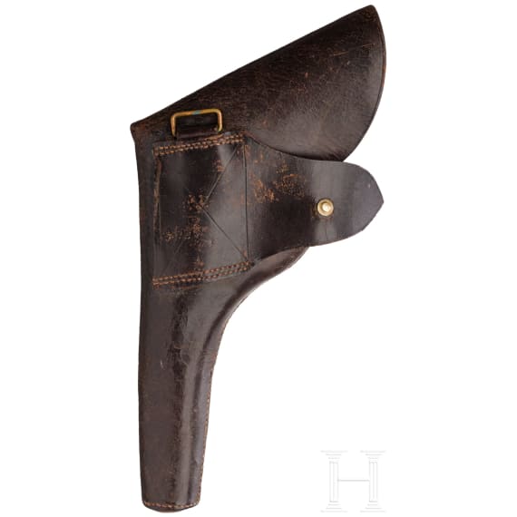 A Webley & Scott Mk VI, with holster