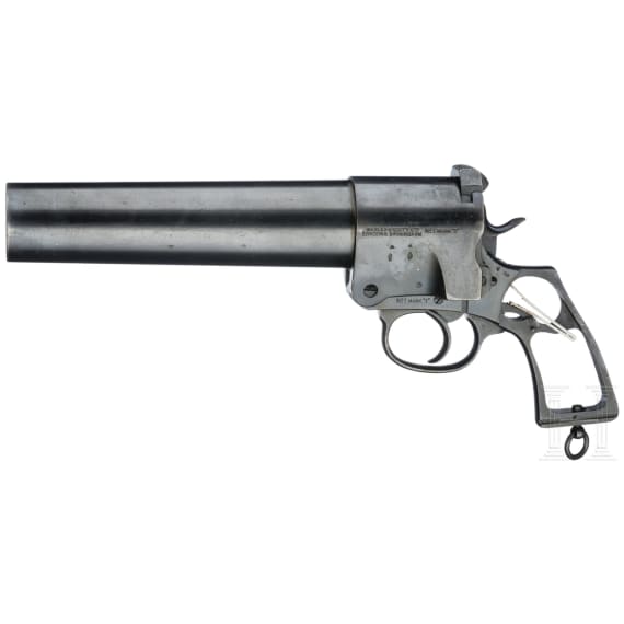 A Webley & Scott No. 1 Mark "I" flare gun