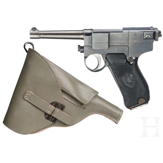 A Glisenti, Mod. 1910, with holster