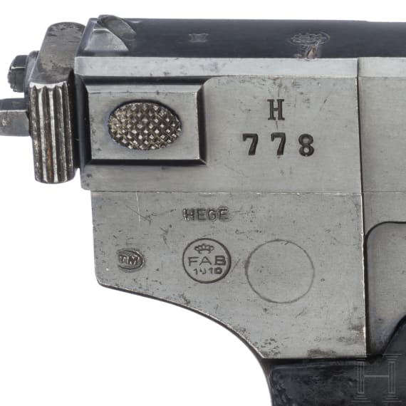 A Glisenti, Mod. 1910, with holster