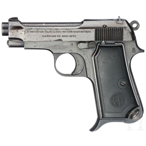 A Beretta Mod. 34, with holster