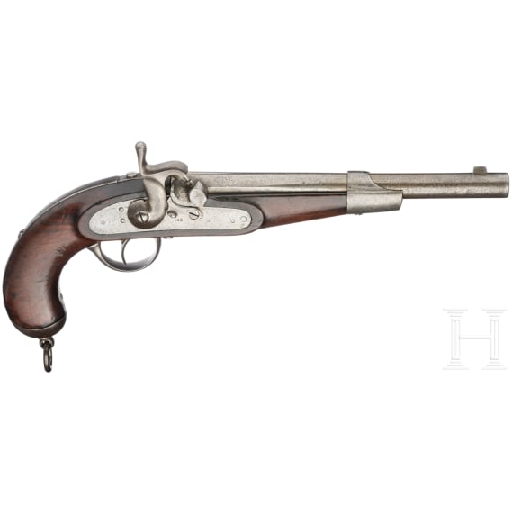 An Austrian percussion cavalry pistol model 1862, Josef Jescheck in Vienna
