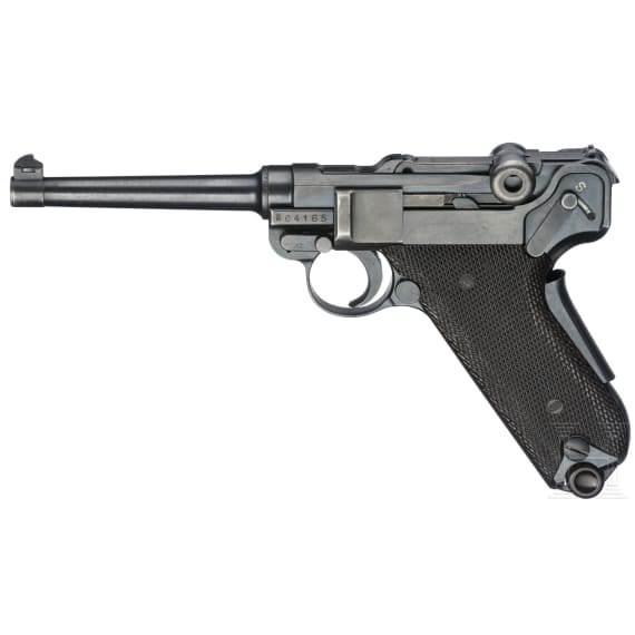 A Luger M1906/29 by W+F Bern, with holster