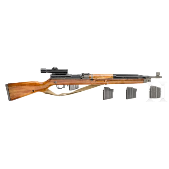 A Mod. VZ 52/57, code "she", semi-auto rifle, with scope