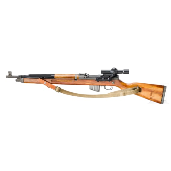 A Mod. VZ 52/57, code "she", semi-auto rifle, with scope