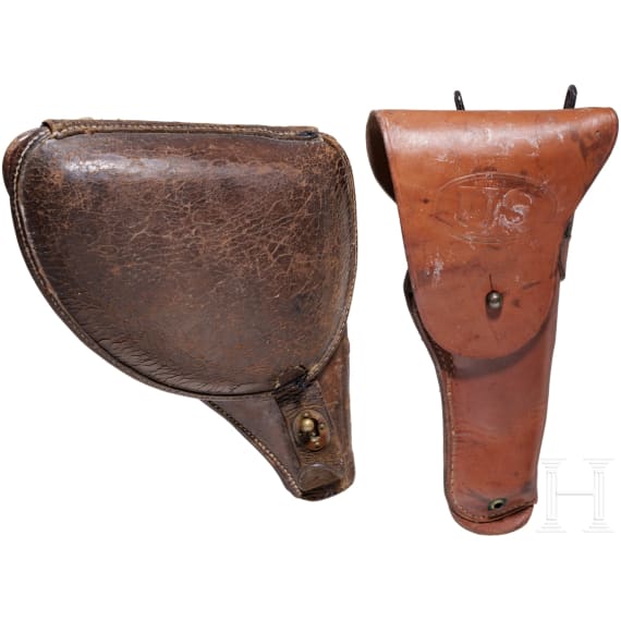 Holster for Colt M 1911 and holster for French ordnance revolver M1873