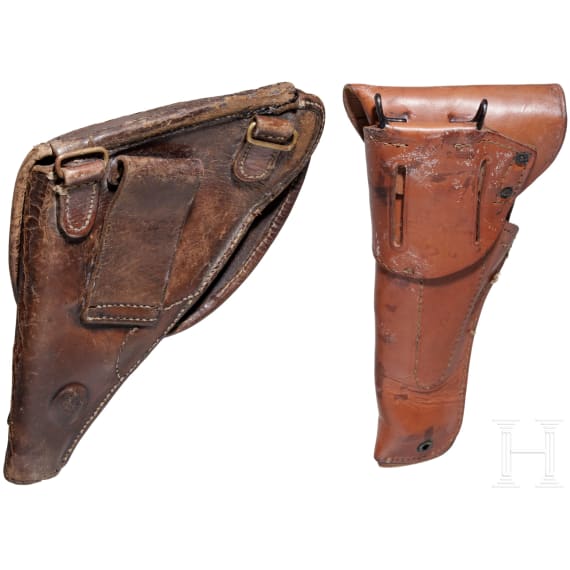 Holster for Colt M 1911 and holster for French ordnance revolver M1873