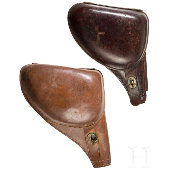 Two holsters for French service revolvers
