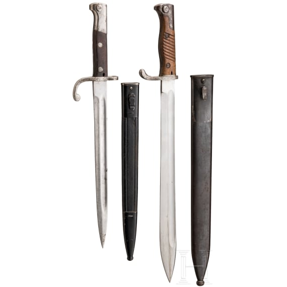 A Bayonet M 1898/05 and a Bayonet M 1908