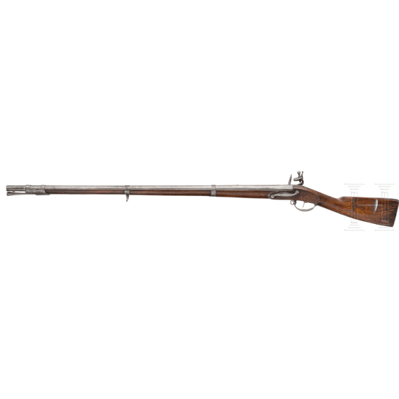 A Suhl flintlock infantry musket, circa 1740