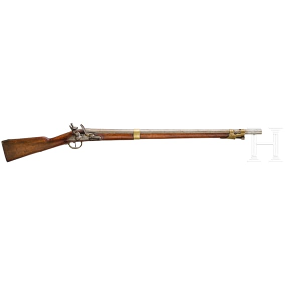 A flintlock cavalry musket with bayonet, Essen, 1809 - 1813