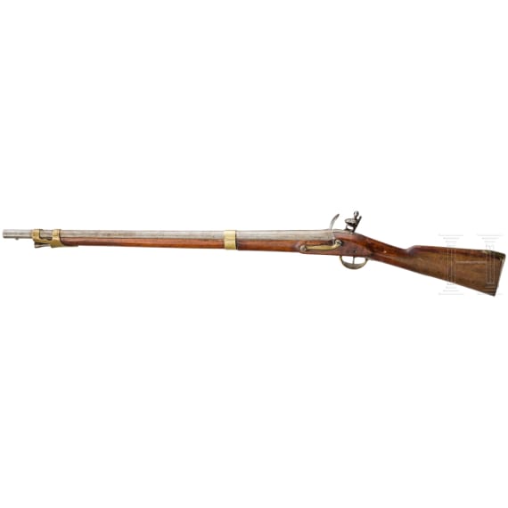A flintlock cavalry musket with bayonet, Essen, 1809 - 1813
