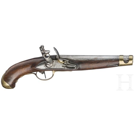 A flintlock pistol M1808 for mounted police, Duchy Cleve-Berg, 1808/09
