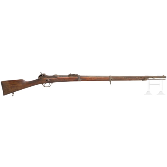 A single-loading rifle Amberg Mod. Werder 1869 adapted