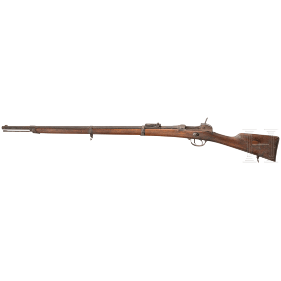 A single-loading rifle Amberg Mod. Werder 1869 adapted