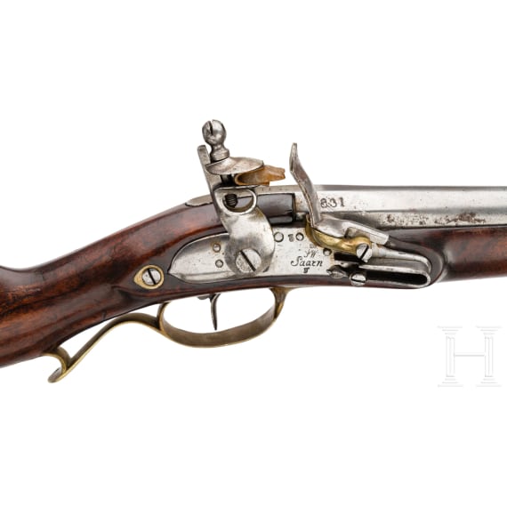A Prussian flintlock carbine M1823, 1831