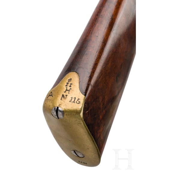 A Prussian flintlock carbine M1823, 1831