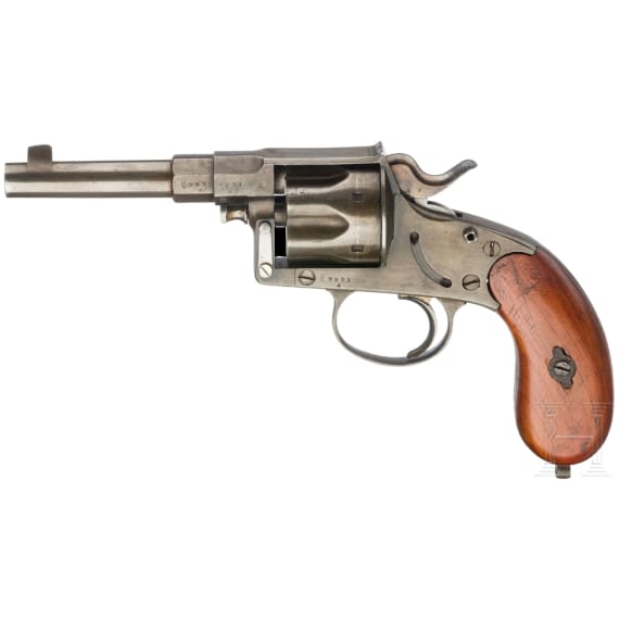 A Reichsrevolver Mod. 1883, Erfurt,, with holster