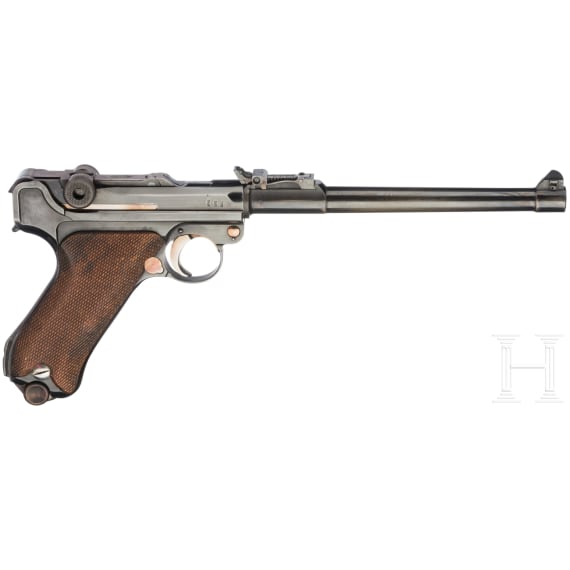 A semi-auto pistol DWM Mod. lange Pistole 08, 1917