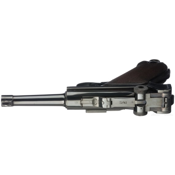 A Pistol 08, Mauser, military code "G - S/42"