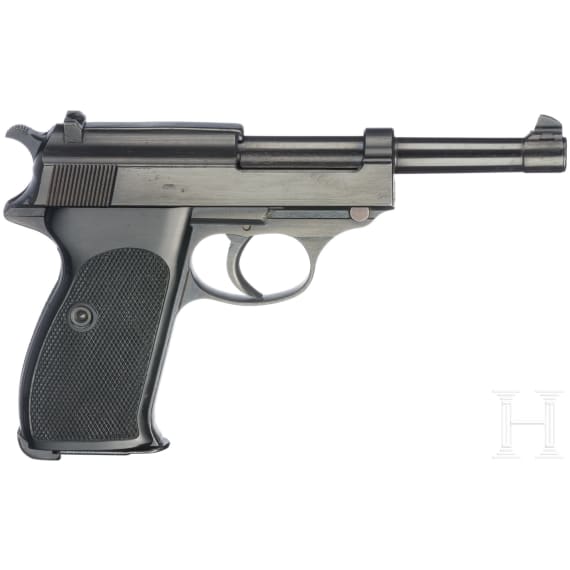 A Mauser P 38, code "svw 45", with holster