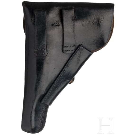 A Mauser P 38, code "svw 45", with holster