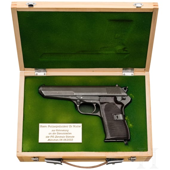 A Ceska Zbrojovka Mod. 52, in presentation case
