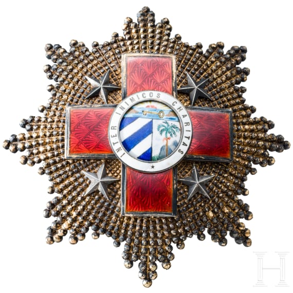 Ehren- und Verdienstorden des Kubanischen Roten Kreuzes - Bruststern zum Gro&szlig;kreuz