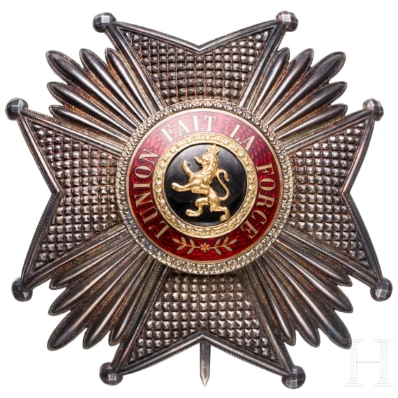 Leopold-Orden - Bruststern zur 2. Klasse, Belgien, um 1915