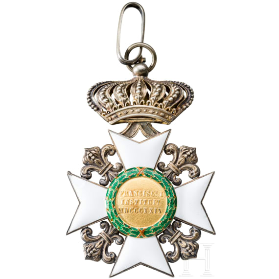 K&ouml;nigreich beider Sizilien - Kommandeurkreuz mit Krone des Ordens K&ouml;nig Franz' I